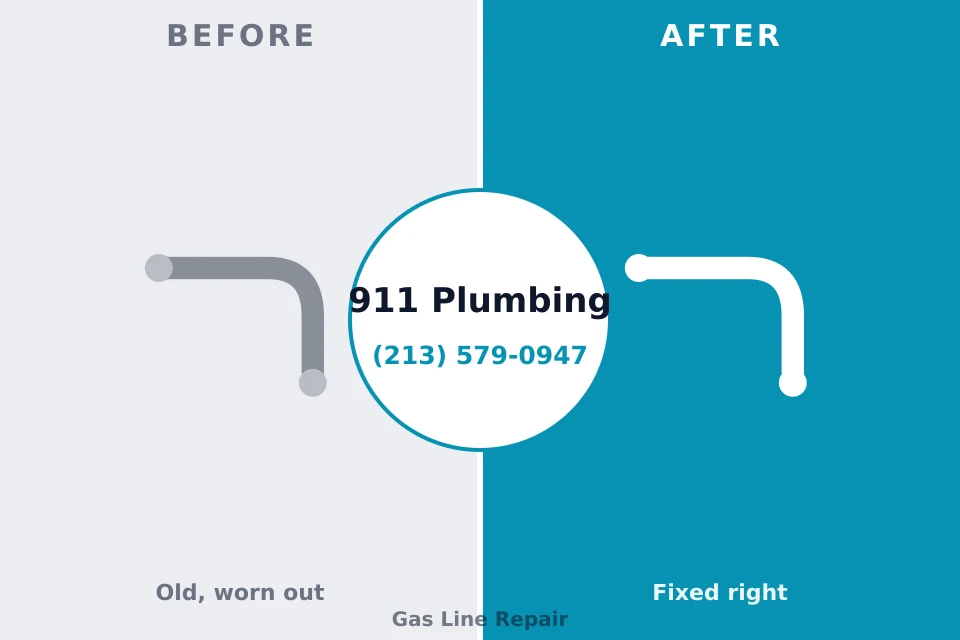 Before and after: plumbing repair Scotland Neck, NC